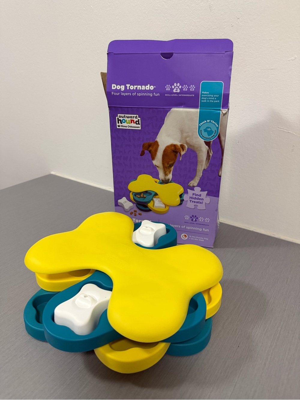 Nina Ottosson by Outward Hound Dog Tornado Puzzle Toy – Level 2